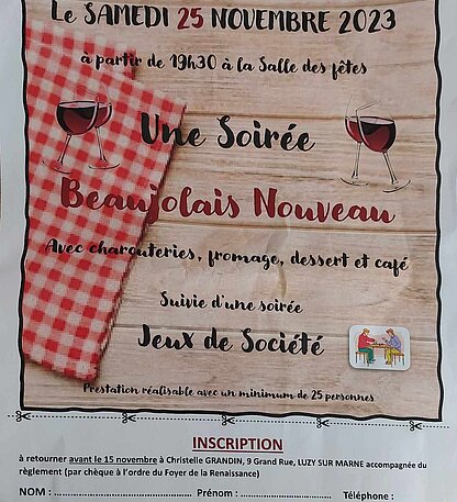 Beaujolais nouveau